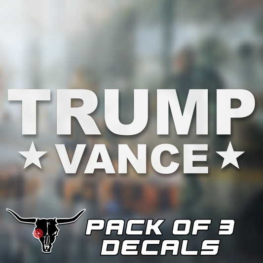 Trump Vance For President 2024 - PACK OF 3 - Political Vinyl Decal